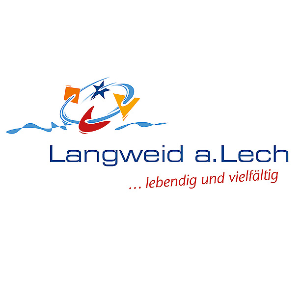 Langweid am Lech - Signet, Farbversion 2D von Tomm Everett